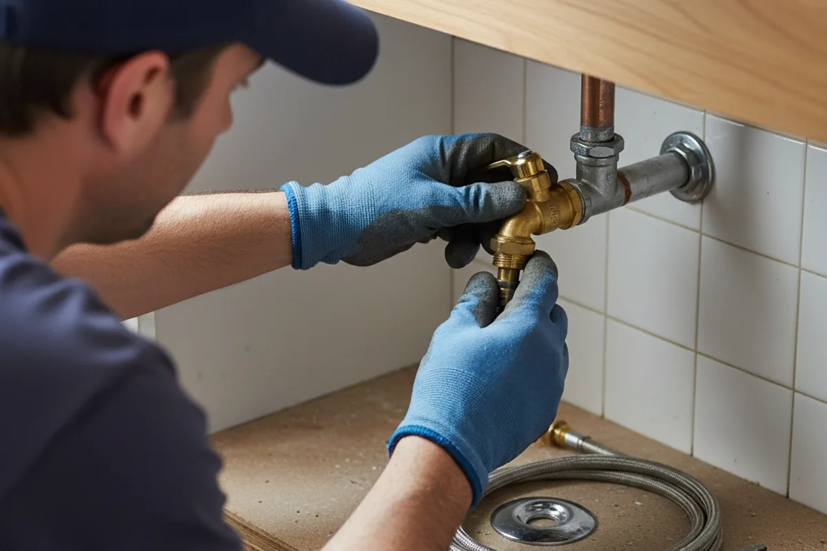 Shutoff valve and fitting work during Repiping in Cudahy
